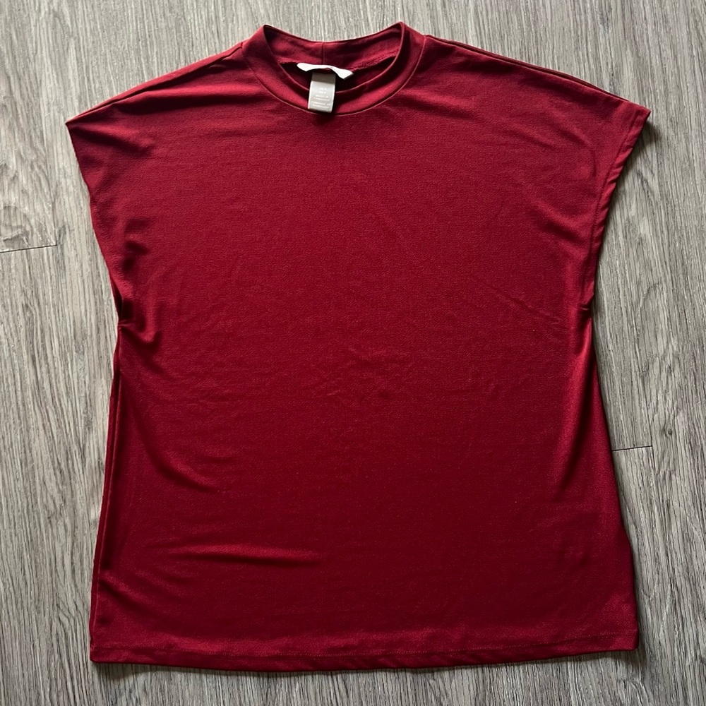 Elegant Women's Red Top